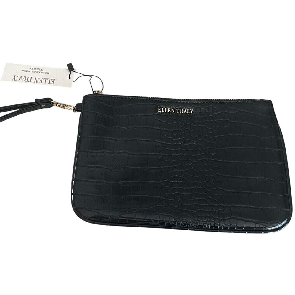 Ellen Tracy Black Wristlet - NWT